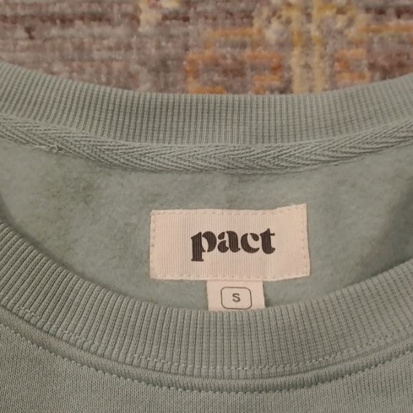 Pact Green Herb Graphic Sweatshirt - Picture 2 of 6